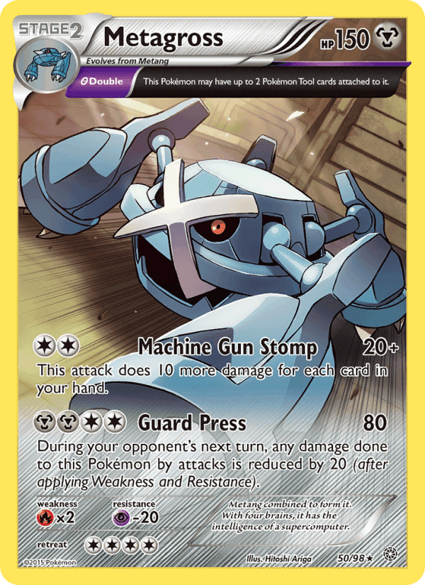 Metagross, card 50 from Ancient Origins