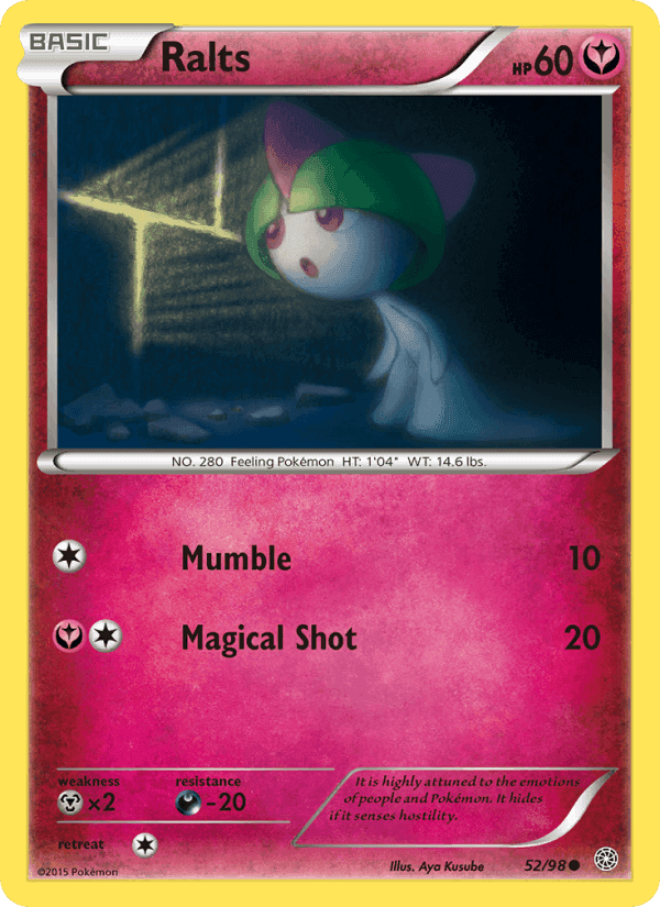 Ralts, carta 52 di Ancient Origins