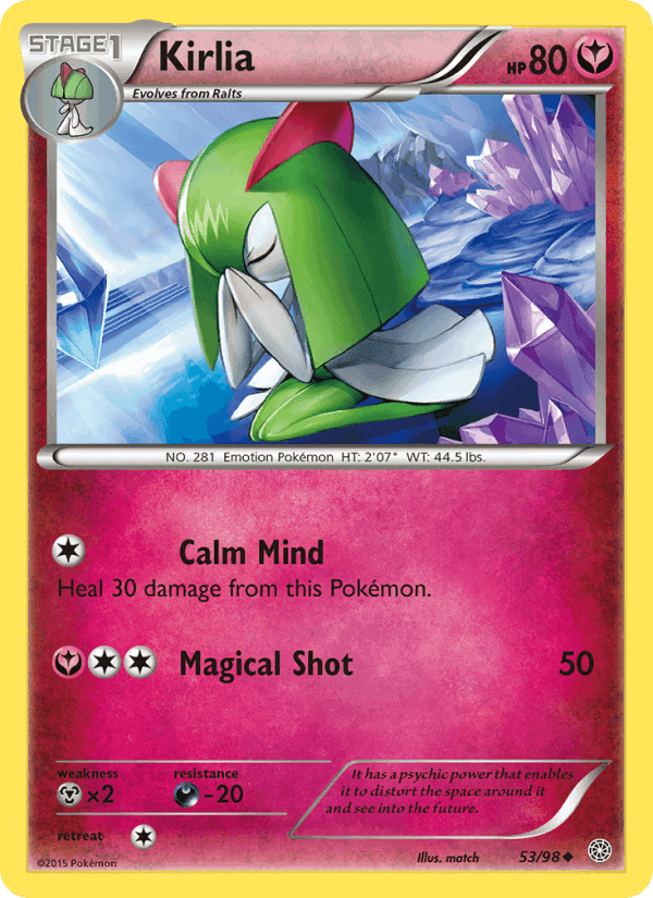 Kirlia, carte 53 de Ancient Origins