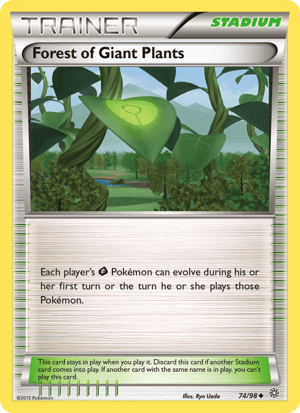 Forest of Giant Plants, card 74 from Ancient Origins