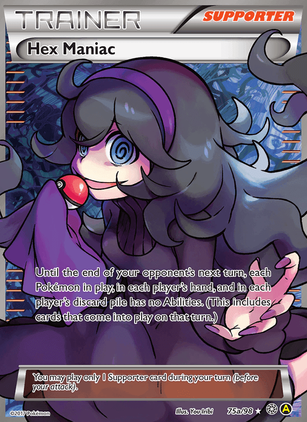 Hex Maniac, carta 75a di Ancient Origins