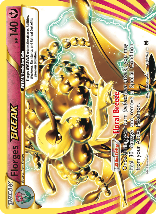 Florges BREAK, card 104 from BREAKthrough