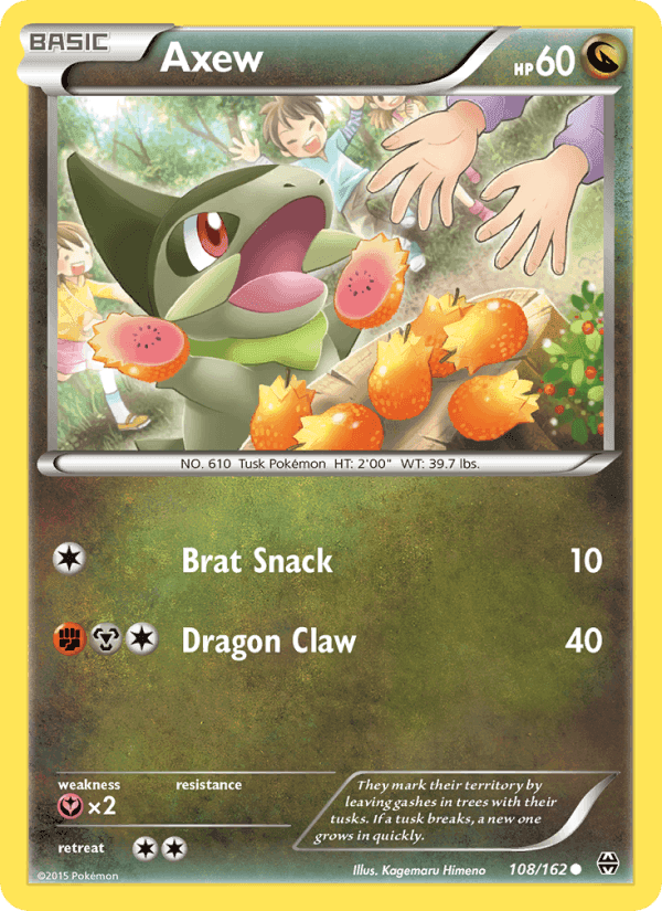Axew, card 108 from BREAKthrough