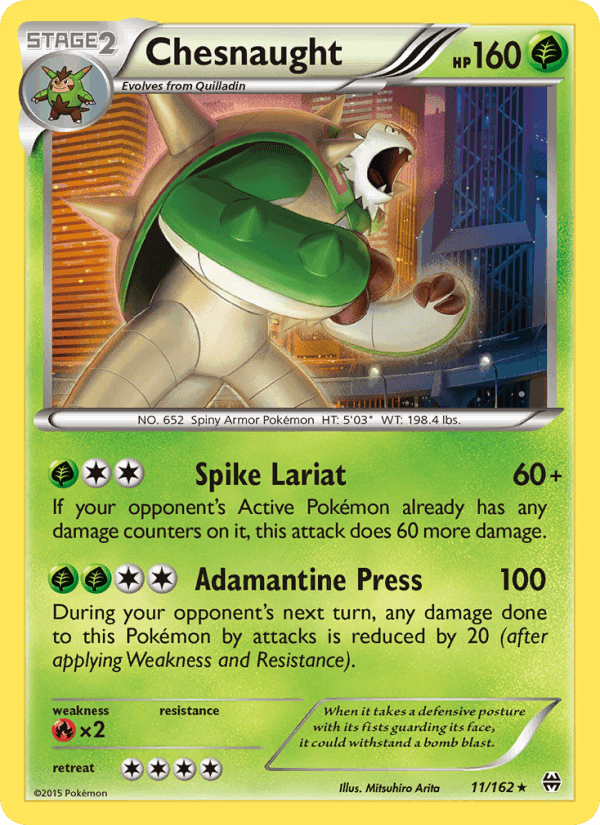 BREAKthrough の 11 番、Chesnaught