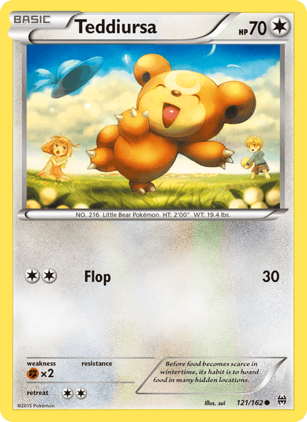 Teddiursa, card 121 from BREAKthrough