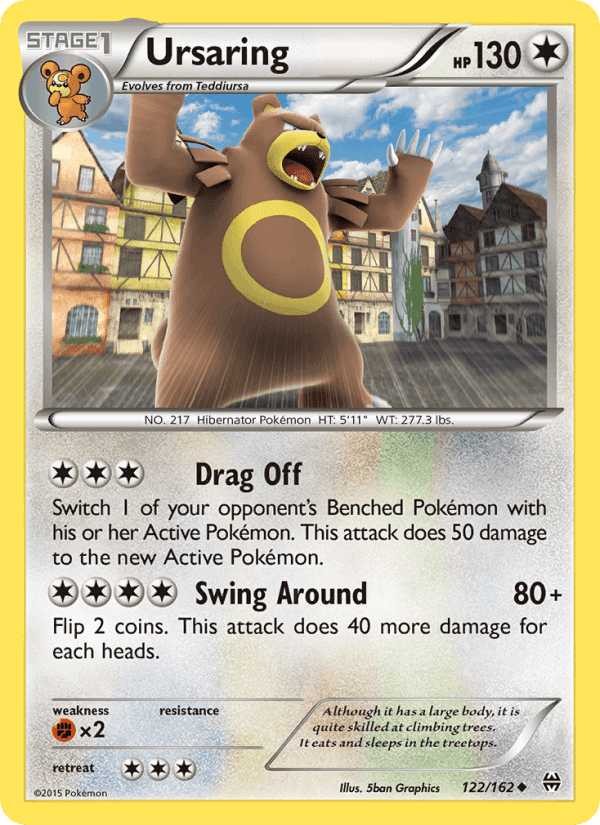 Ursaring, card 122 from BREAKthrough