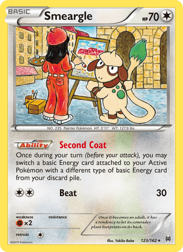 Smeargle, card 123 from BREAKthrough