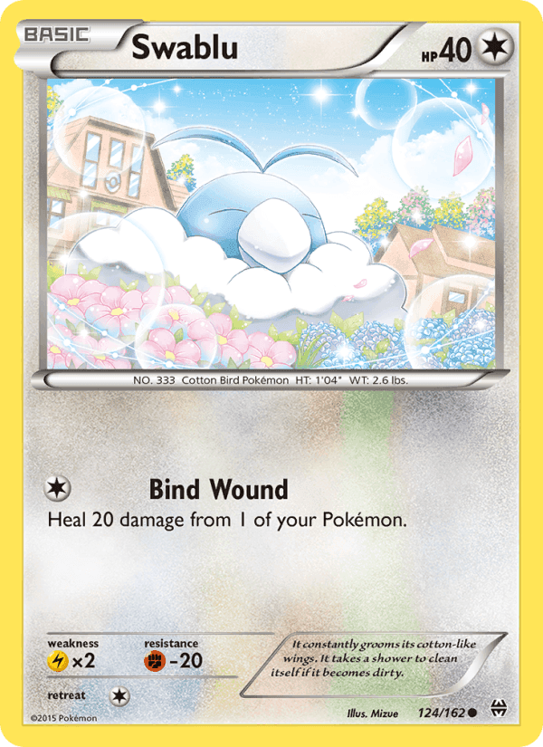 Swablu, card 124 from BREAKthrough
