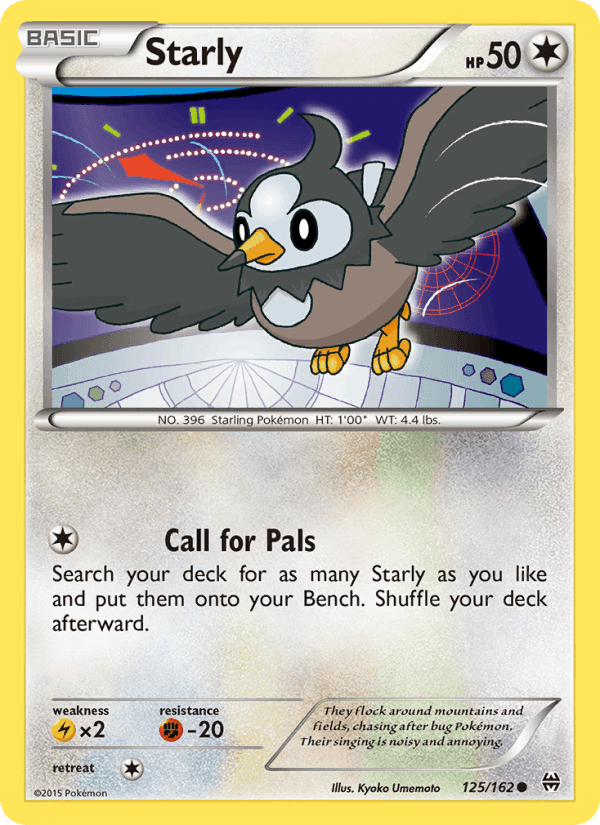 Starly, card 125 from BREAKthrough