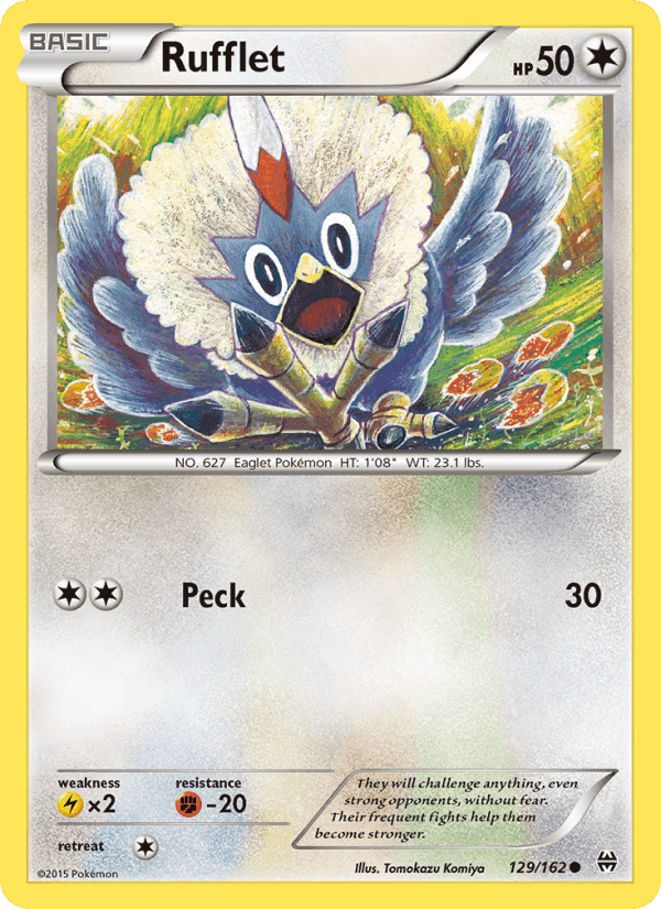 Rufflet, card 129 from BREAKthrough
