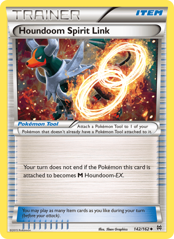 Houndoom Spirit Link, card 142 from BREAKthrough