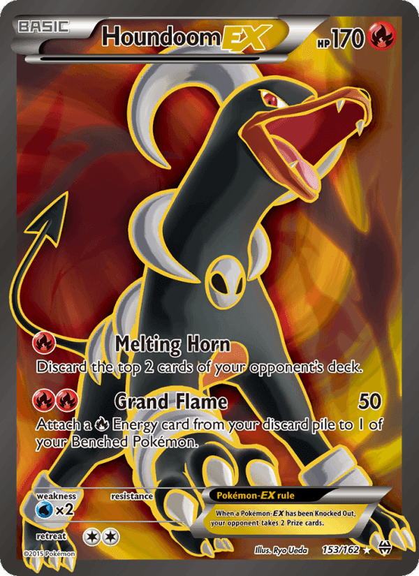Houndoom EX, card 153 from BREAKthrough