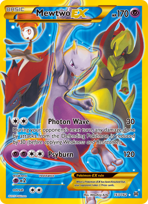 Mewtwo EX, card 163 from BREAKthrough