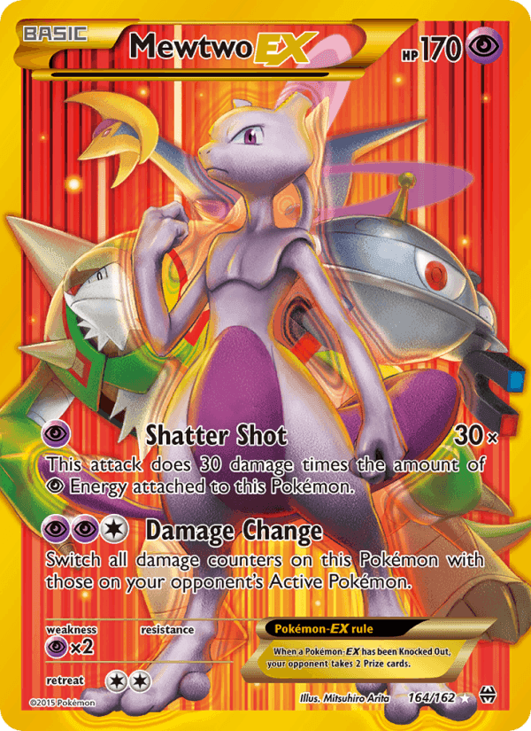 Mewtwo EX, card 164 from BREAKthrough