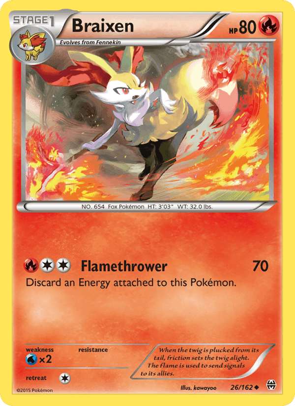 BREAKthrough の 26 番、Braixen