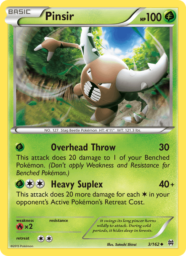 Pinsir, card 3 from BREAKthrough