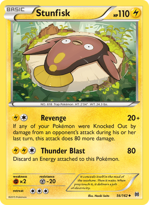 Stunfisk, card 56 from BREAKthrough