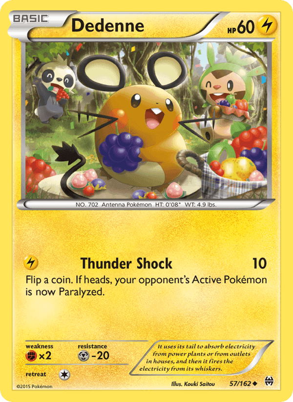 Dedenne, card 57 from BREAKthrough