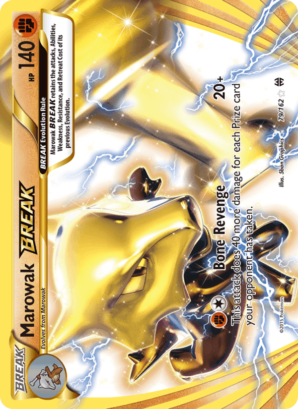 Marowak BREAK, card 79 from BREAKthrough