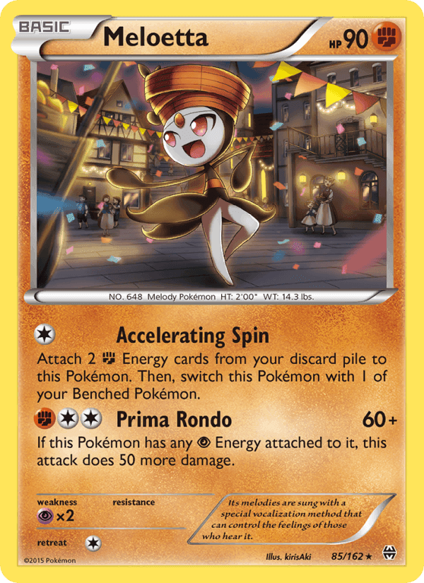 Meloetta, card 85 from BREAKthrough