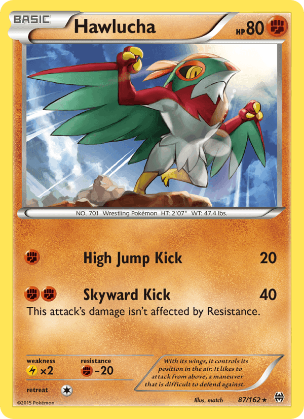 Hawlucha, card 87 from BREAKthrough
