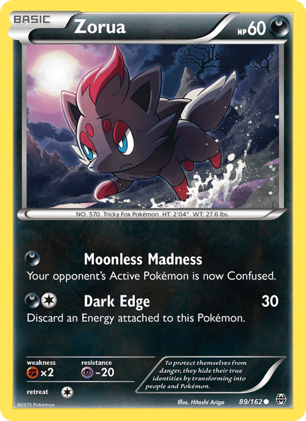 Zorua, card 89 from BREAKthrough