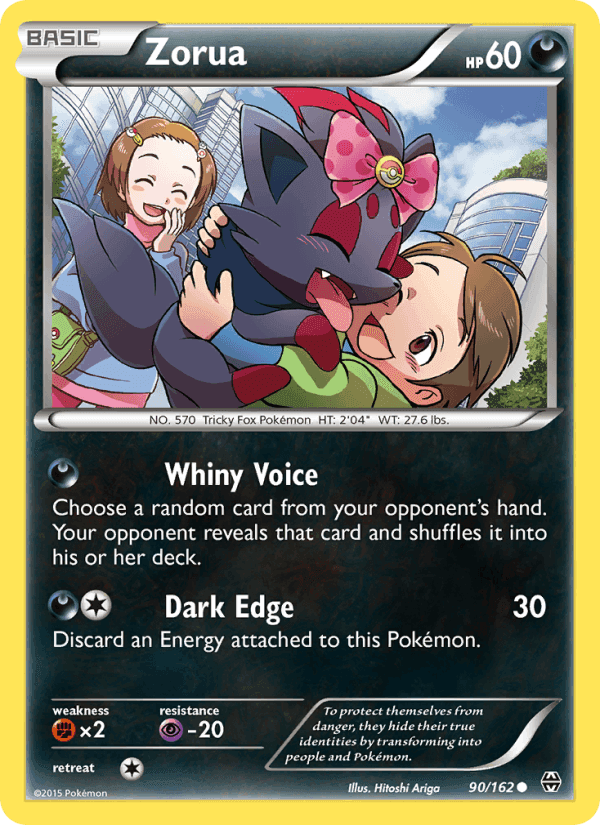 Zorua, card 90 from BREAKthrough