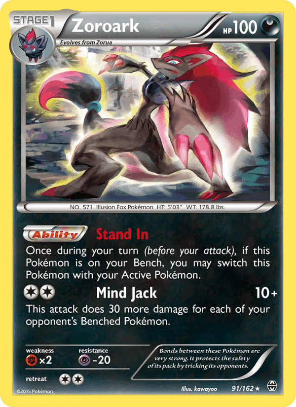 Zoroark, card 91 from BREAKthrough