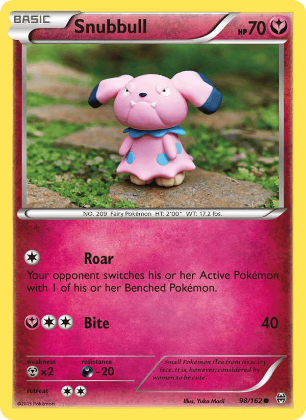 Snubbull, card 98 from BREAKthrough