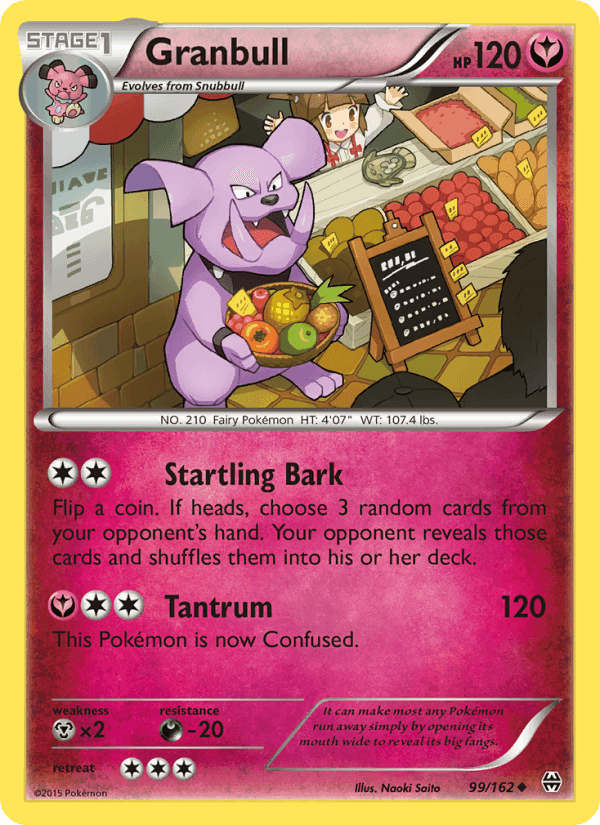 Granbull, card 99 from BREAKthrough