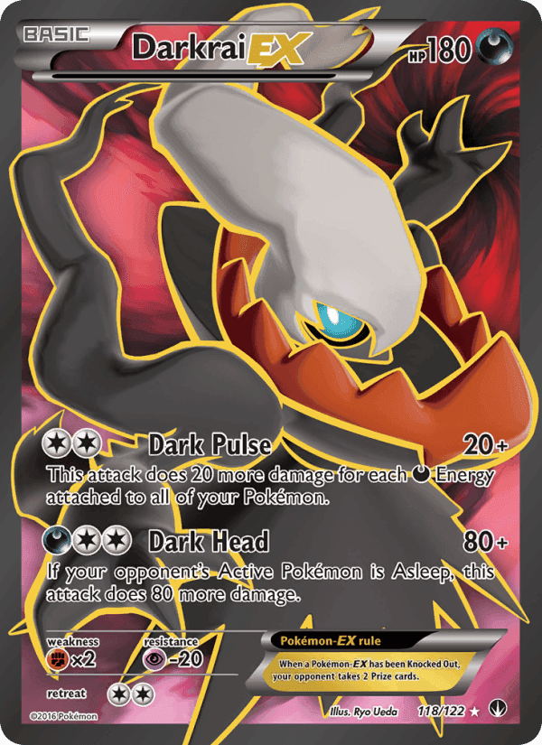 Darkrai EX, card 118 from BREAKpoint