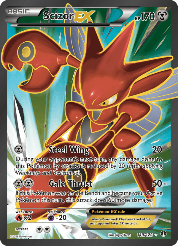 Scizor EX, card 119 from BREAKpoint