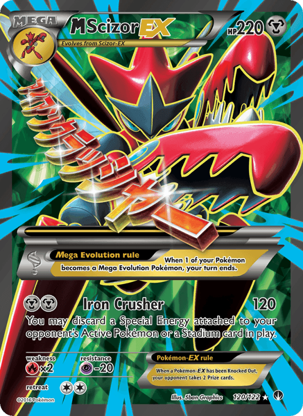 M Scizor EX, card 120 from BREAKpoint