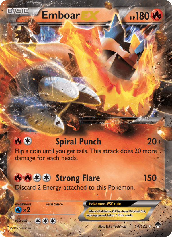 破天の怒り の 14 番、Emboar EX