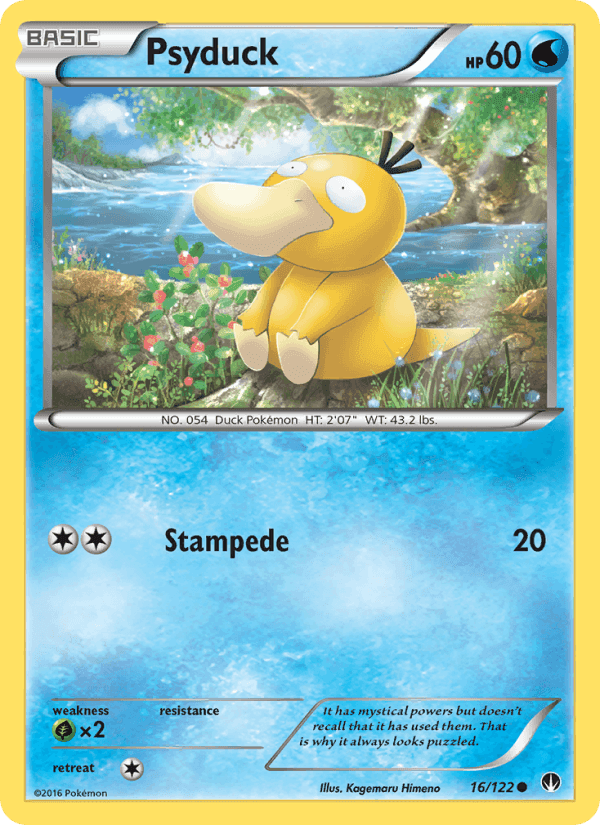 破天の怒り の 16 番、Psyduck
