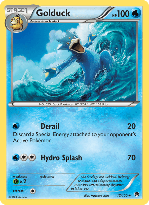 Golduck, card 17 from BREAKpoint