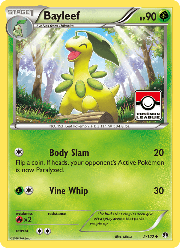 Bayleef, card 2 from BREAKpoint