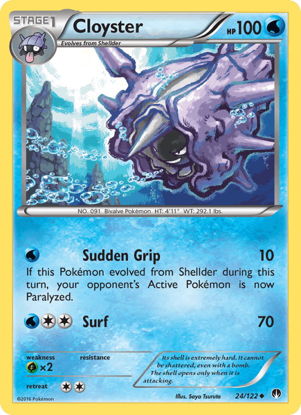 破天の怒り の 24 番、Cloyster