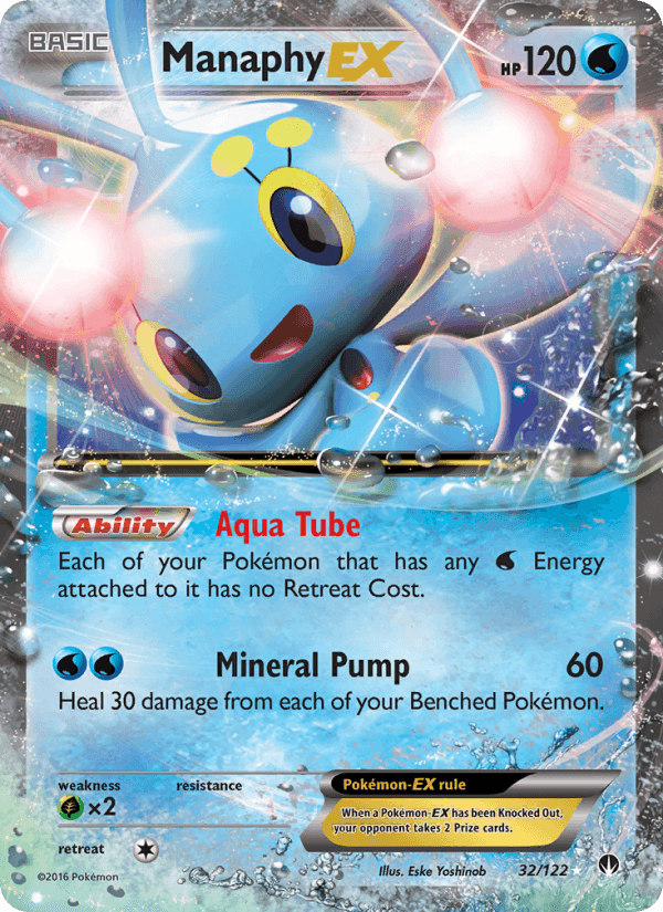 破天の怒り の 32 番、Manaphy EX