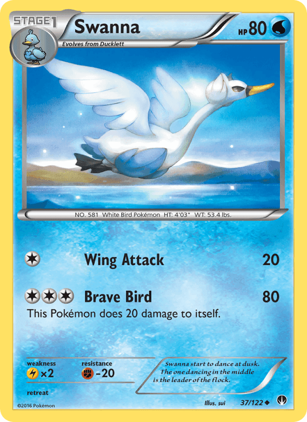 Swanna, card 37 from BREAKpoint