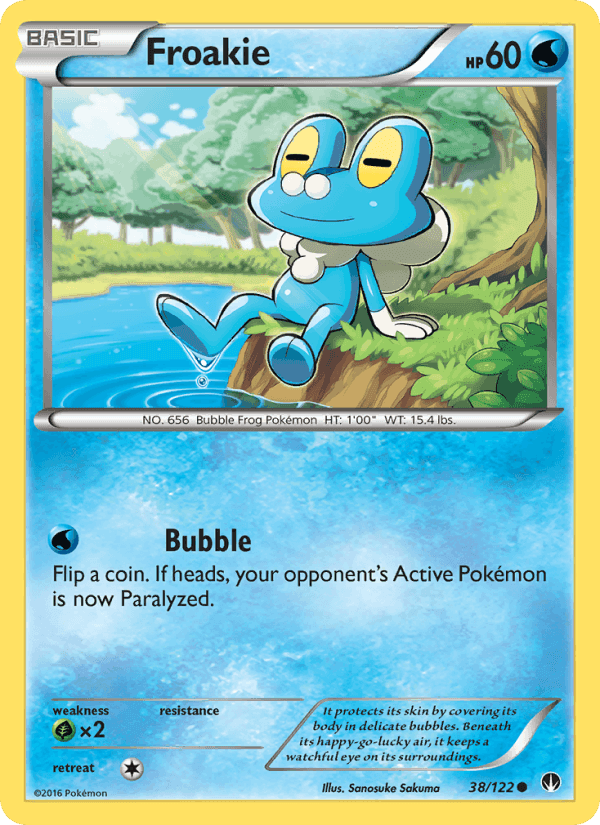 破天の怒り の 38 番、Froakie