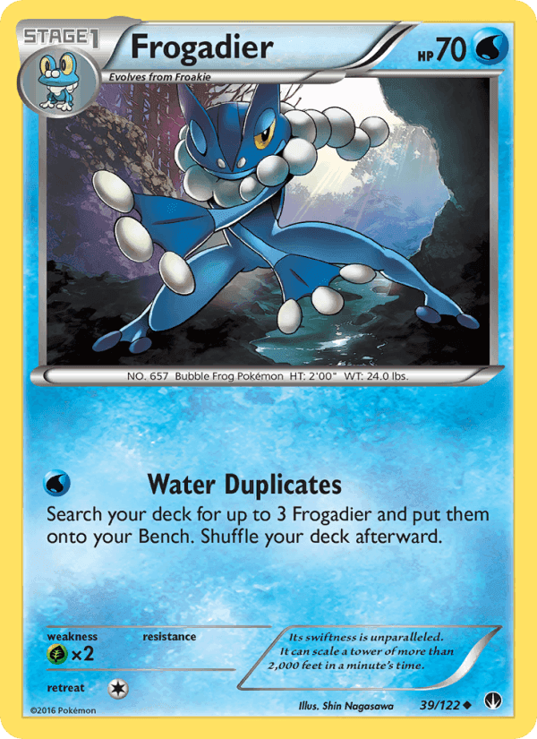 破天の怒り の 39 番、Frogadier