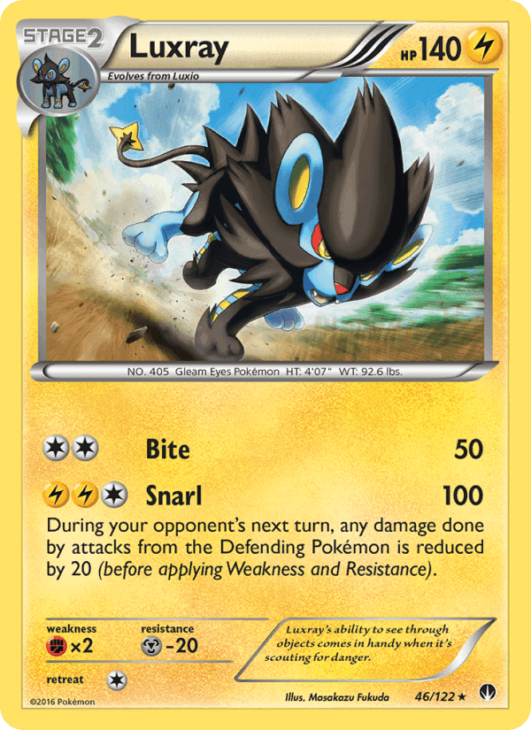 Luxray, card 46 from BREAKpoint