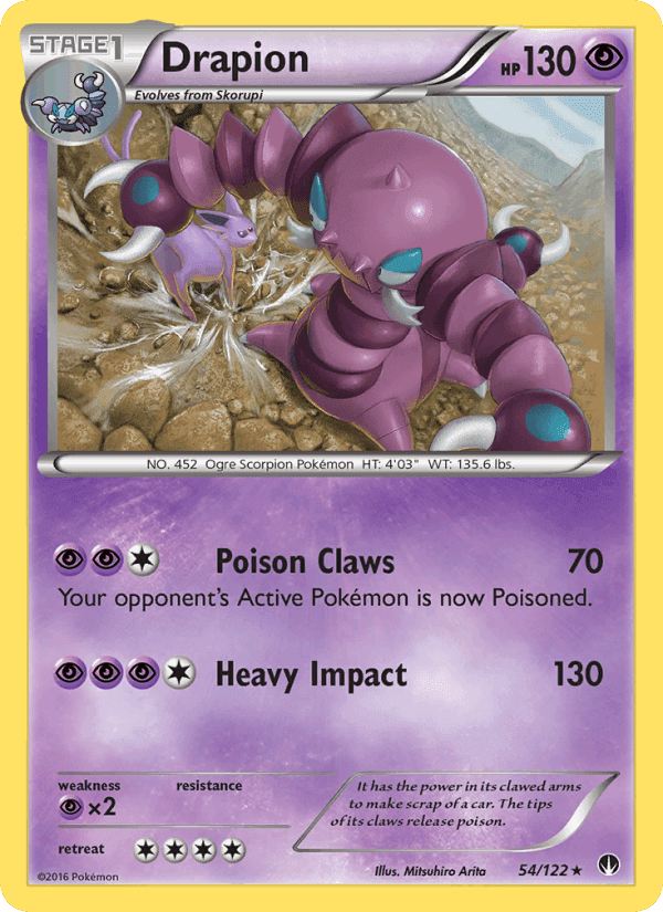 Drapion, card 54 from BREAKpoint
