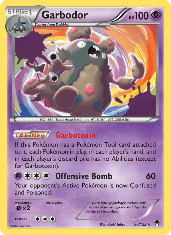 破天の怒り の 57 番、Garbodor
