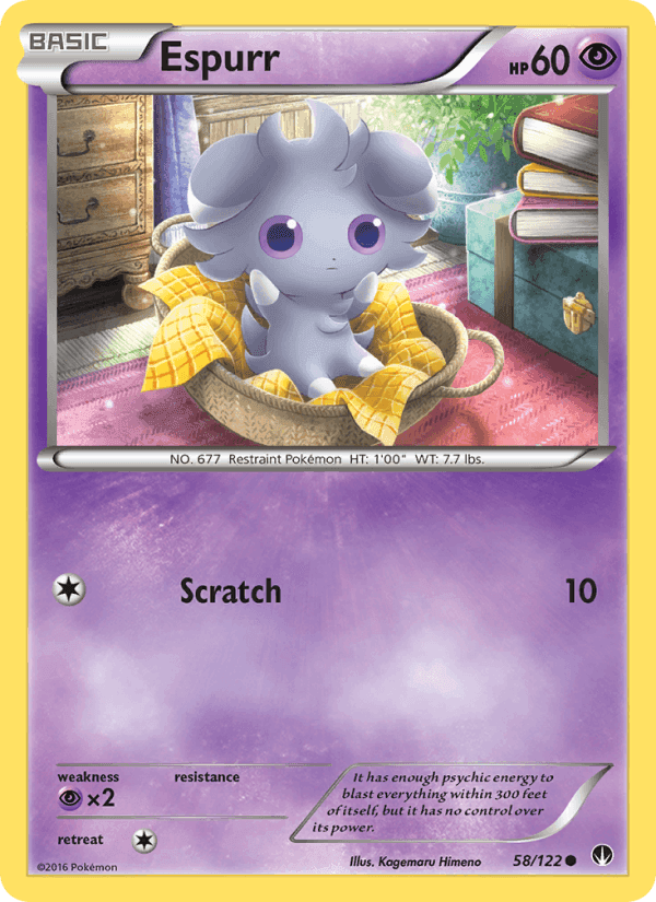 破天の怒り の 58 番、Espurr