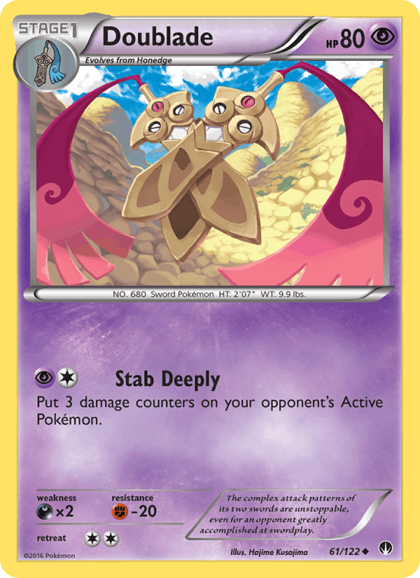 Doublade, card 61 from BREAKpoint