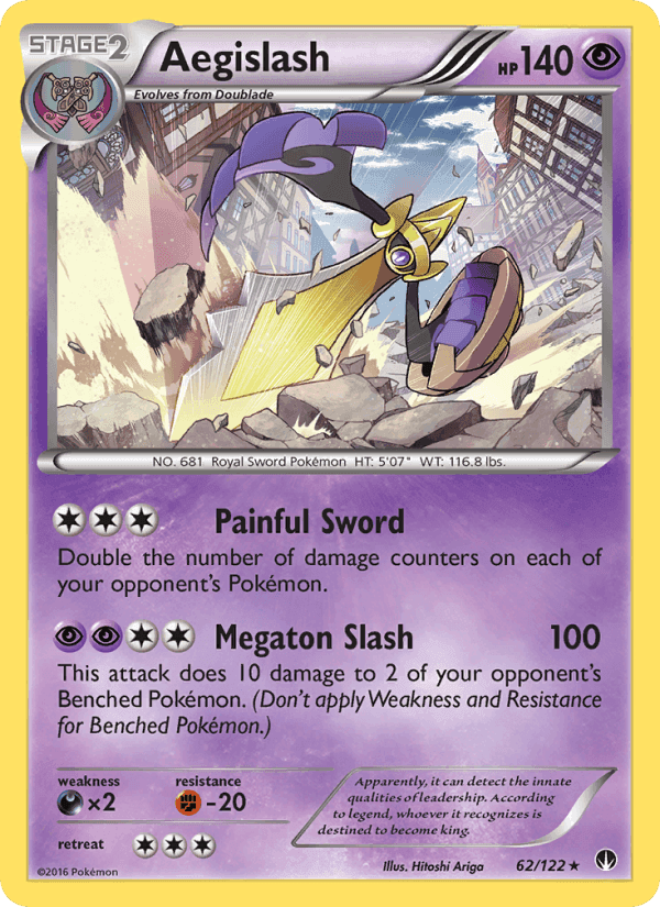 Aegislash, card 62 from BREAKpoint