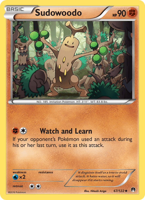 Sudowoodo, card 67 from BREAKpoint