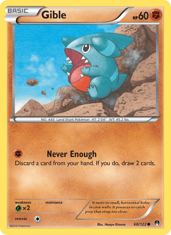 Gible, card 68 from BREAKpoint